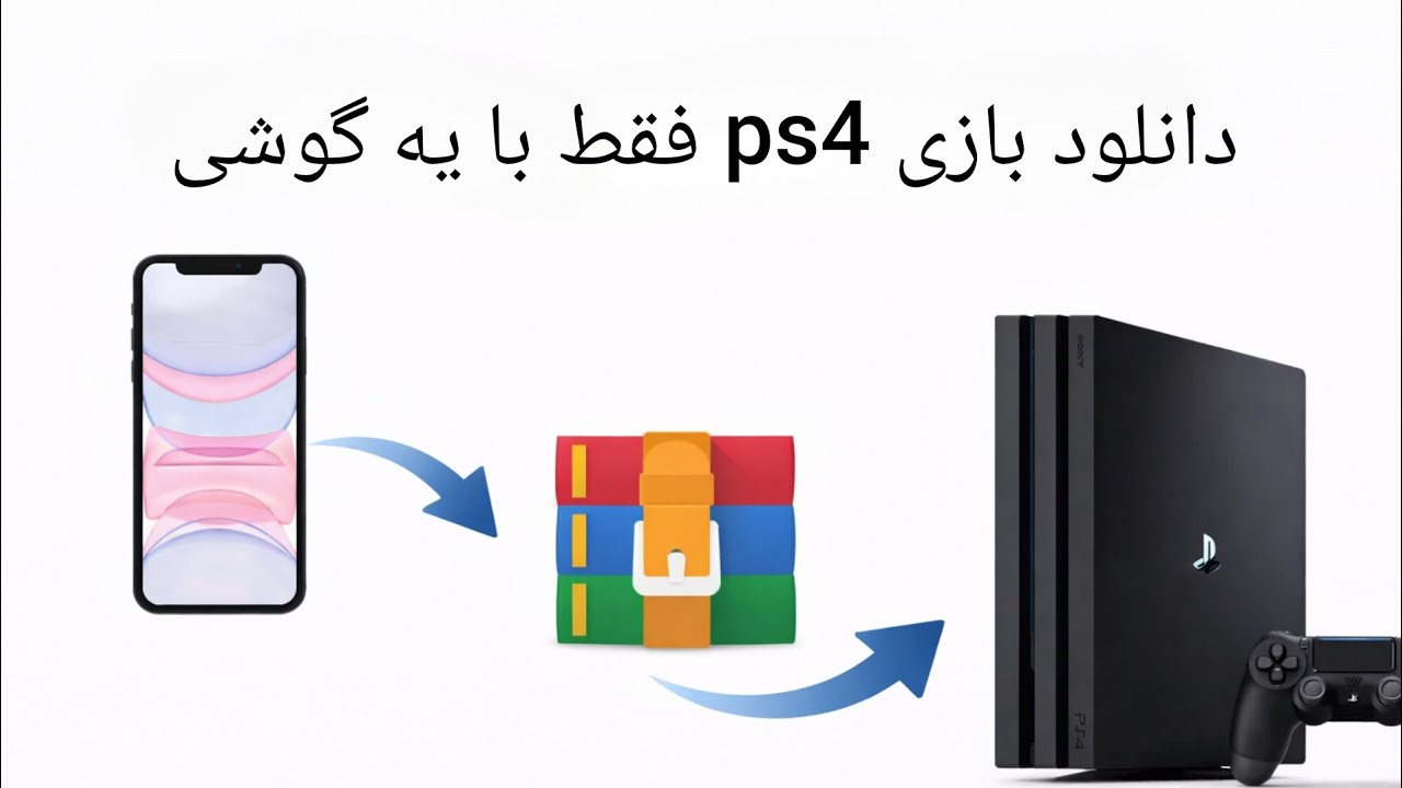 آموزش نصب بازی های ps4کپی خور با گوشی