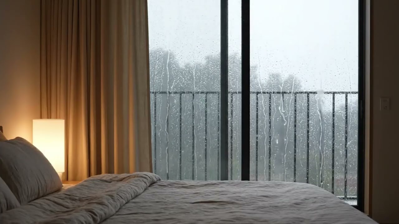 ASMR Rain Sounds for Deep Sleep 🌙 | Full Rain | No Thunder