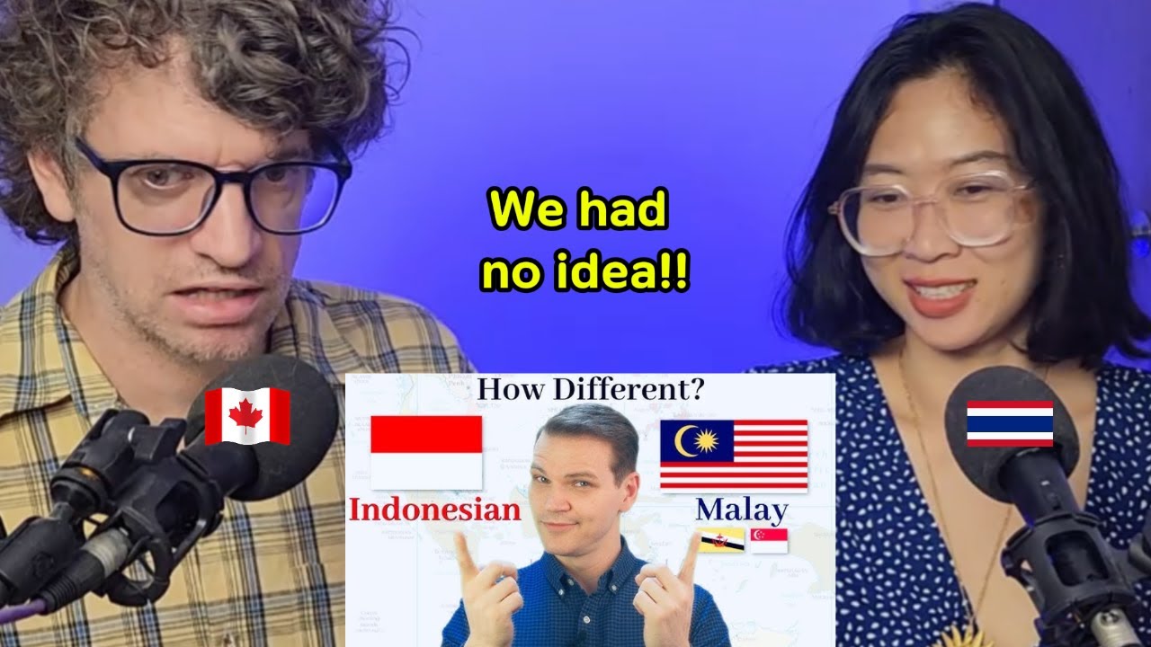 How Different Are Indonesian and Malay?! (Our Reaction)