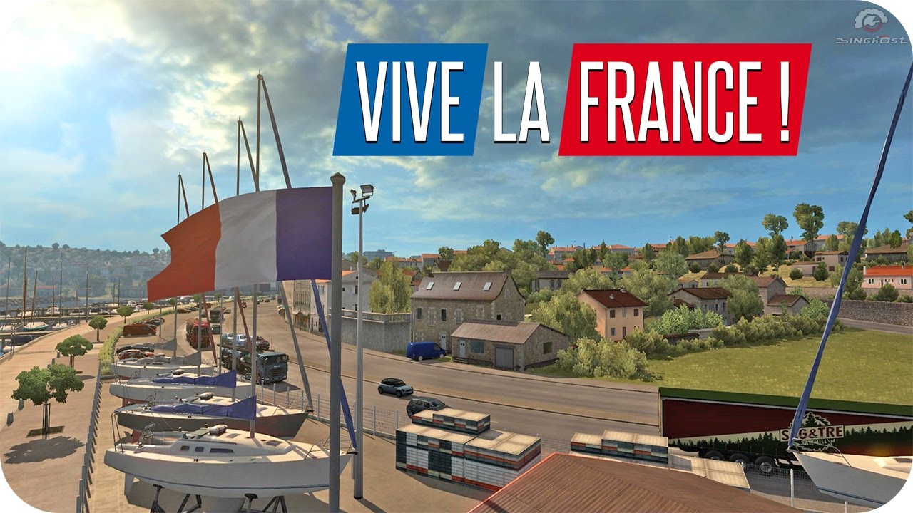 Vive La France! DLC ETS2 (Euro Truck Simulator 2)