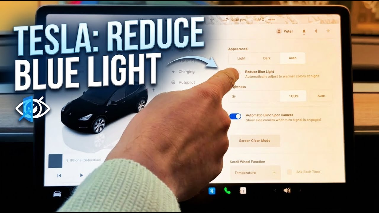 TESLA - How to Reduce Blue Light