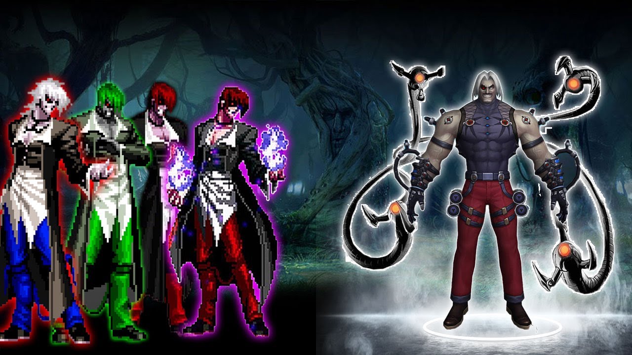 [KOF Mugen]  Iori Orochi AD Team vs Master Rugal Bernstein Team