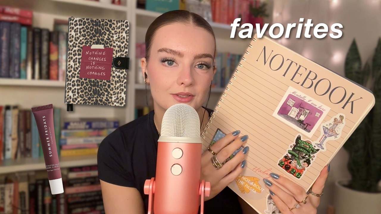 ASMR my current favorites 🤎 hobbies, accessories, makeup