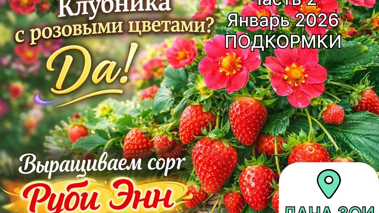 Клубника Руби Энн. Часть 2. Подкормки