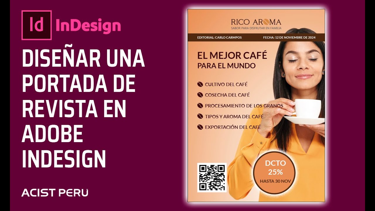 Cómo Diseñar una Portada de Revista en Adobe Indesign 2024