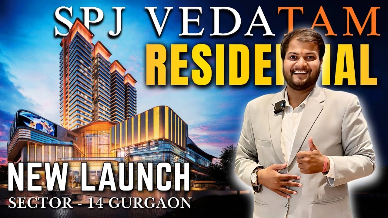 SPJ Vedatam Residential Gurugram 😱 | Sector 14 New Launch That Will Change Gurgaon Living!