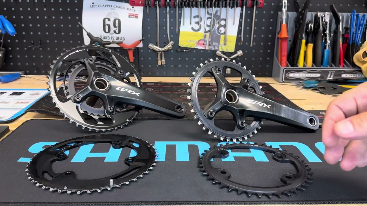 Are Shimano GRX Cranks and Chainrings Interchangeable?