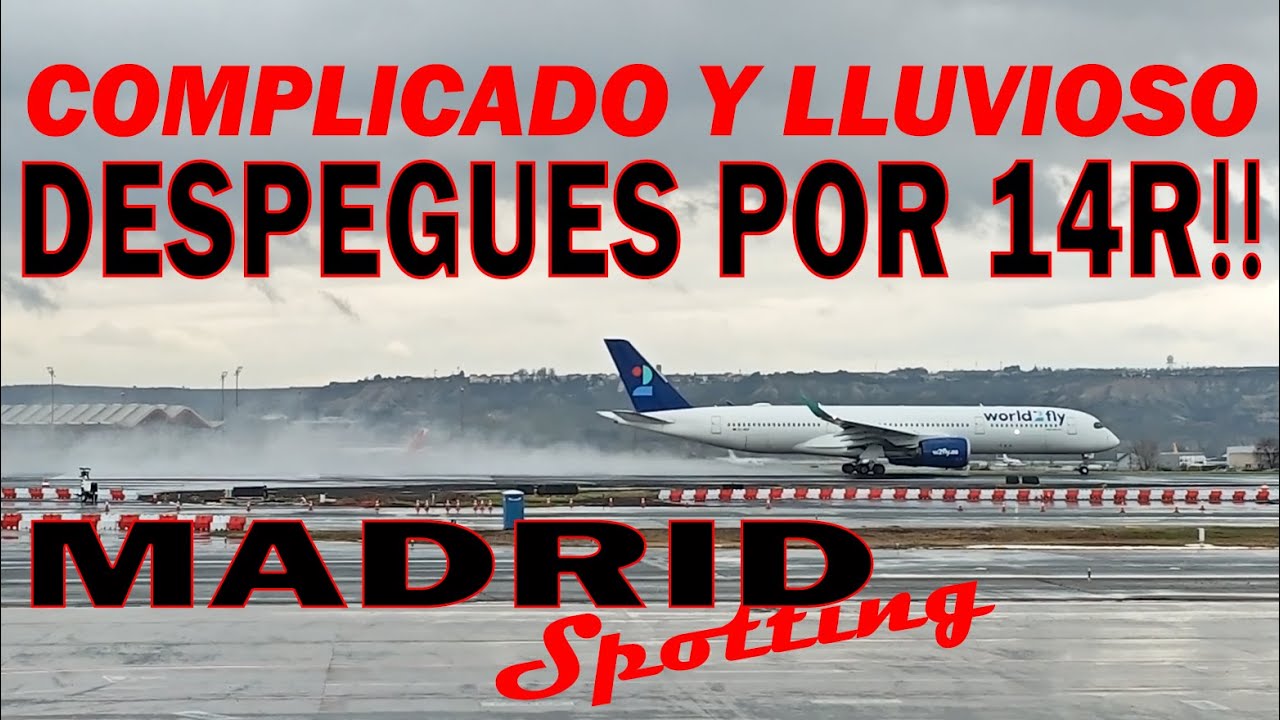 Madrid/LEMD - Despegues en un día complicado!