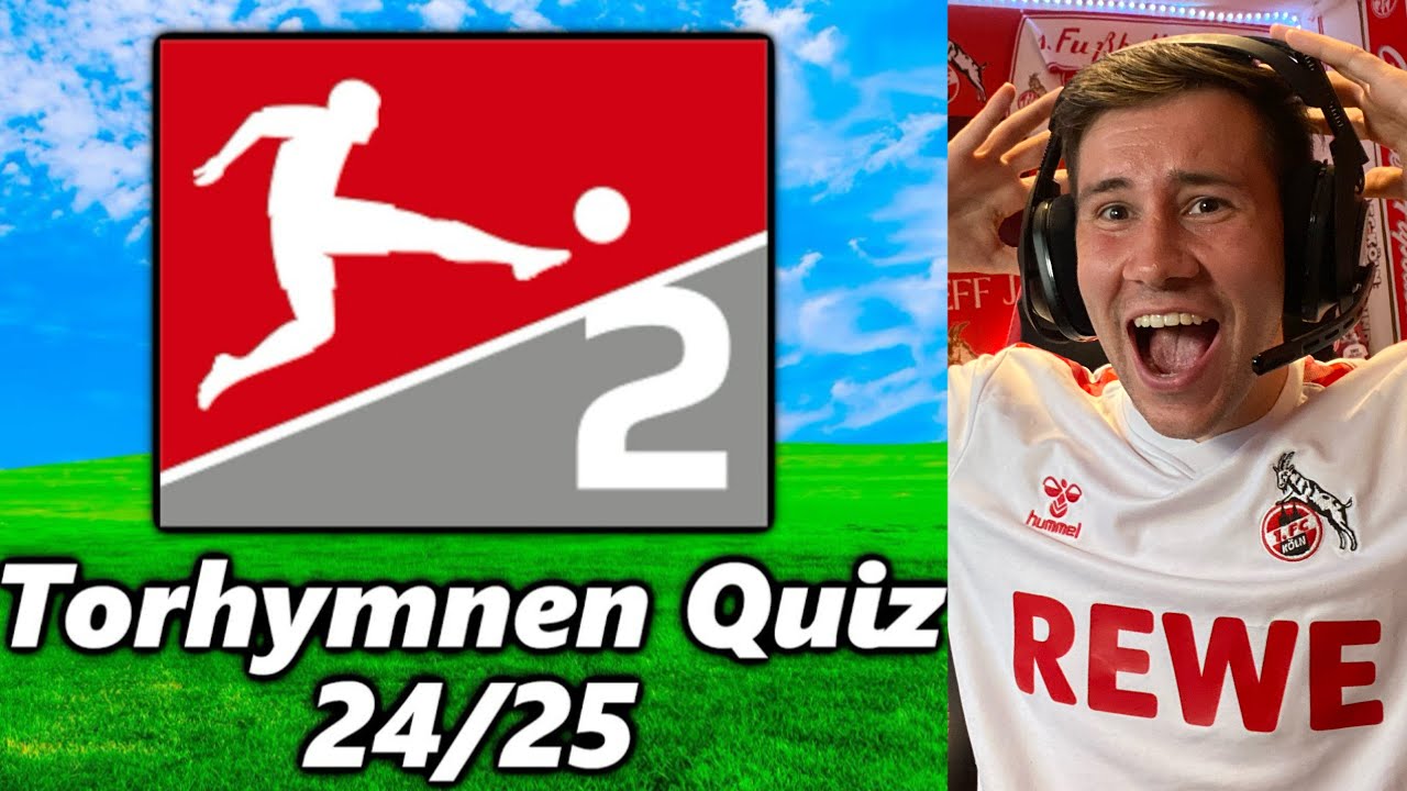 TORHYMNEN QUIZ 2. BUNDESLIGA 2024 I 2025 mit Jan-Niklas