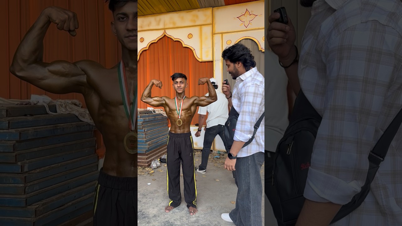 17 saal ka natural bodybuilder #youtubeindia #motivation #bodybuilding #bodybuilder #natural #fit