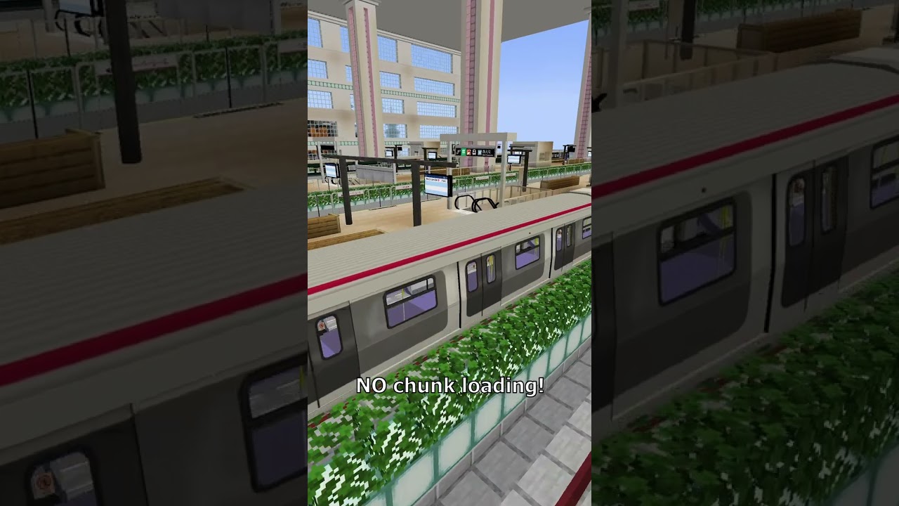 Самый ИННОВАЦИОННЫЙ транспортный мод Minecraft #shorts #minecraft #minecrafttransitrailway #mtrmo...