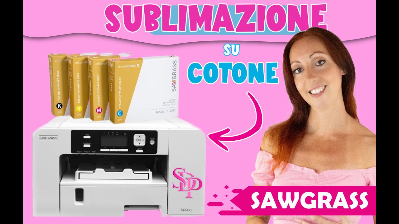 SAWGRASS SG500 per Sublimazione su cotone : segreti e trucchi con Chromablast