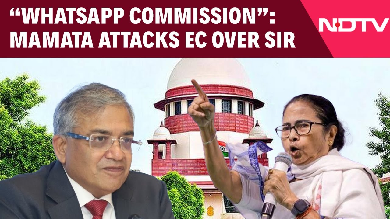 Mamata Banerjee Attacks EC Over SIR In Supreme Court: "WhatsApp Commission"