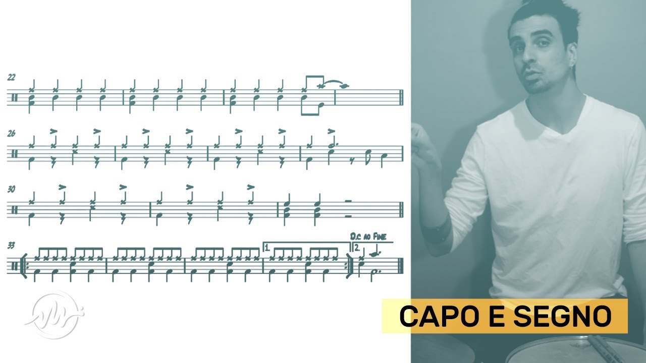 O que é Da Capo e Dal Segno na partitura?