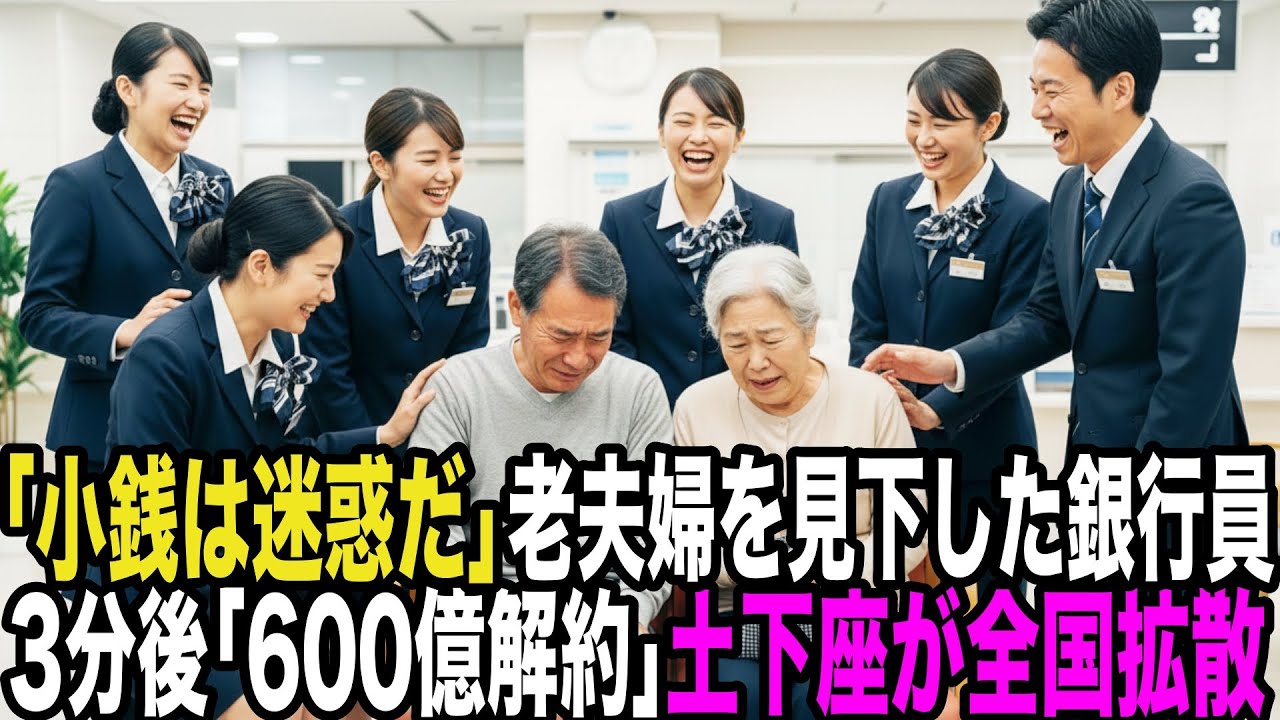 「小銭は迷惑です」老夫婦を見下した副支店長→金融庁検査官の前で預金600億が発覚、土下座するも全てが記録されていた