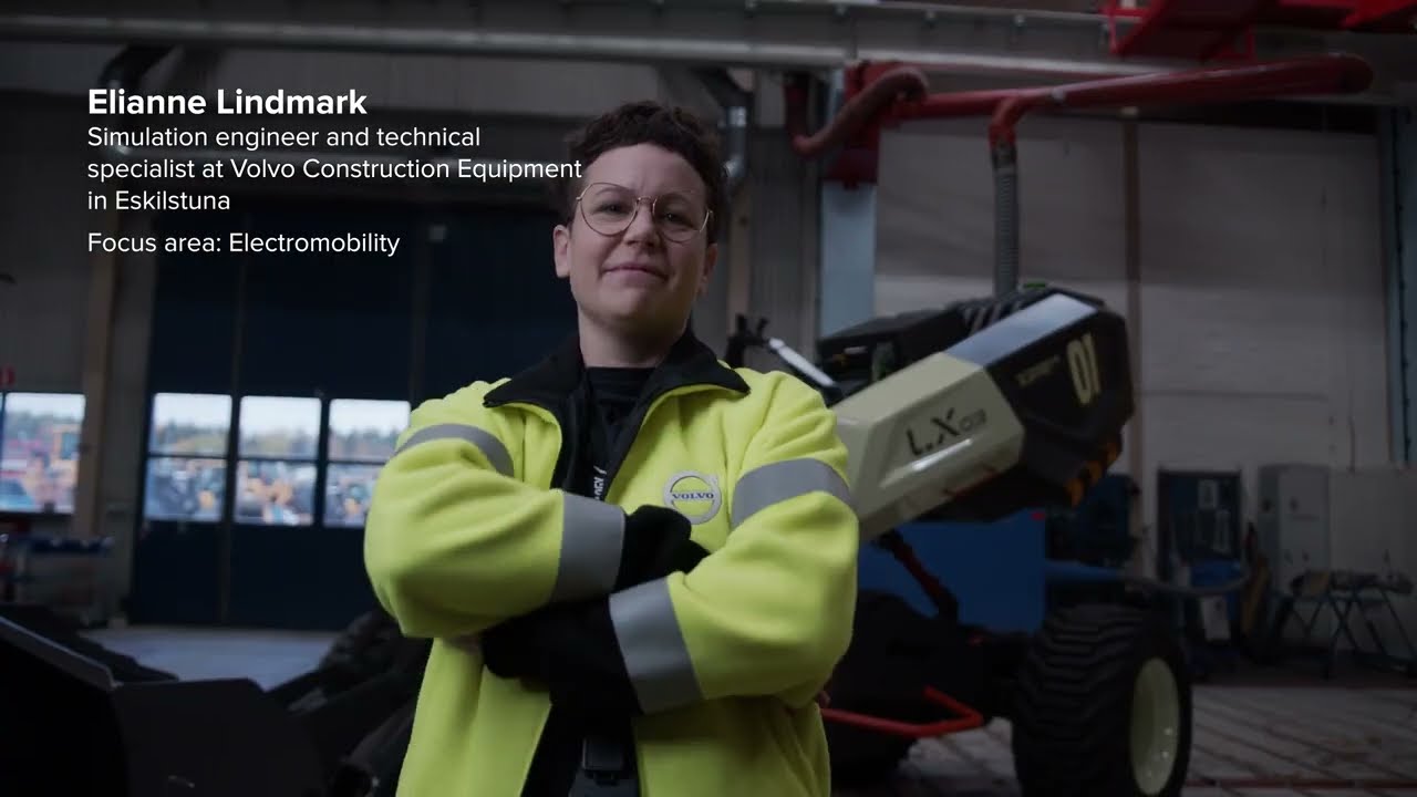 Come work for Volvo CE! Meet Elianne Lindmark