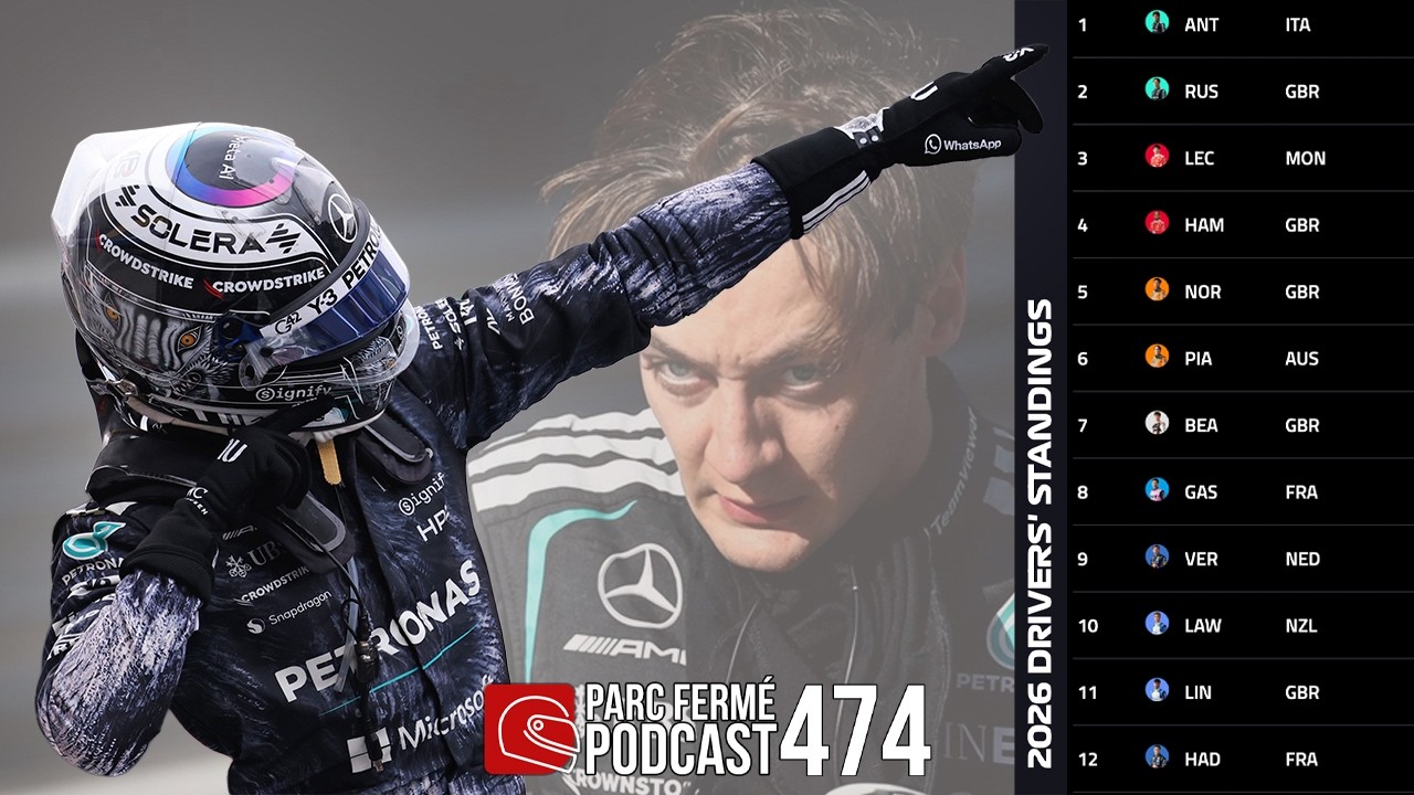 ANTONELLI LIDEREM MISTRZOSTW, VERSTAPPEN GROZI, BEARMAN SIĘ ROZBIJA | Parc Ferm&eacute; Podcast 474
