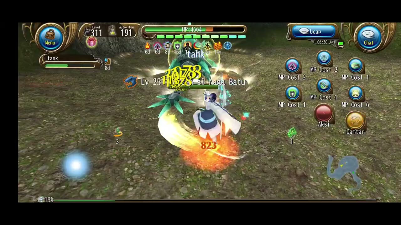 Saber Aura & Cresent Saber Training || Toram Online