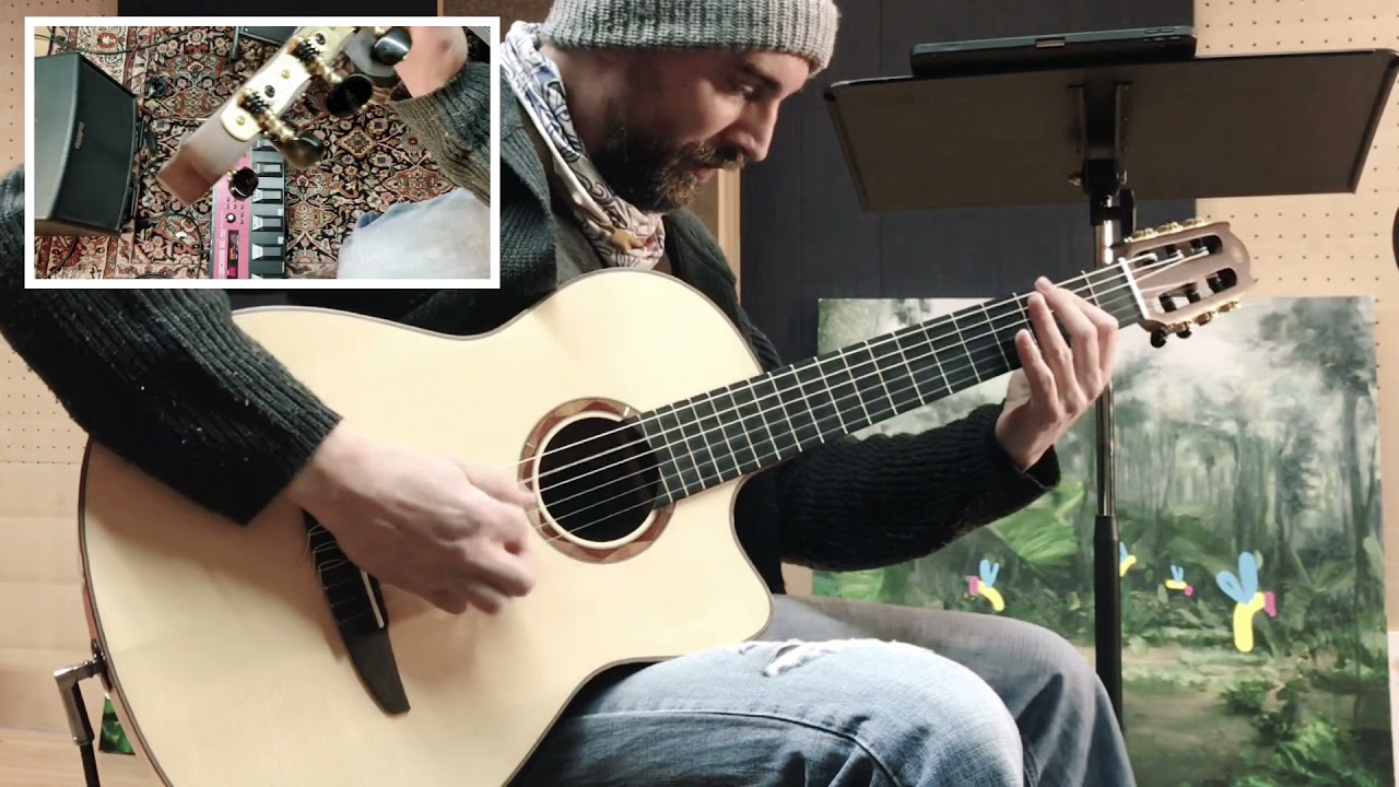 Thunderstruck cover guitar & loop station