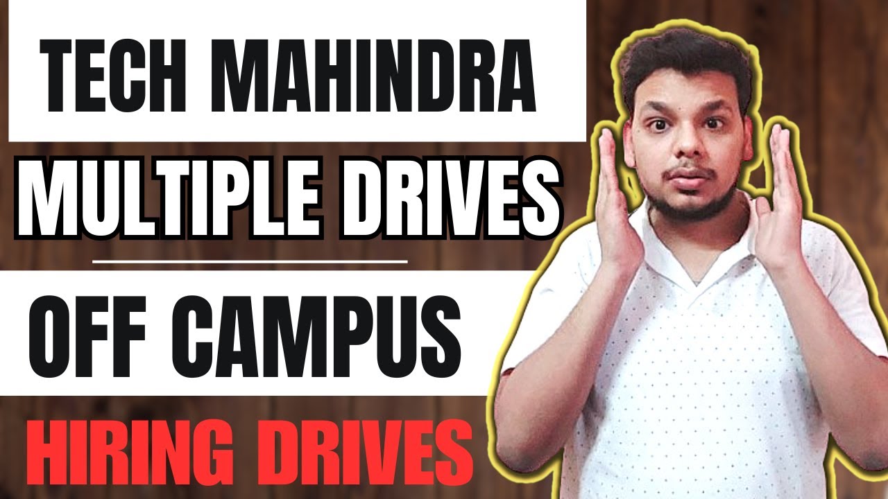 Tech Mahindra Hiring Drive For Freshers | Off Campus Hiring Drive | 2025, 2024 Batch Hirings