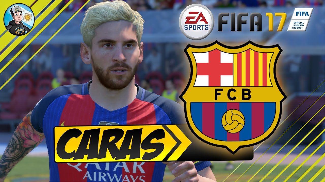 FIFA 17 FC Barcelona Player Faces / Caras