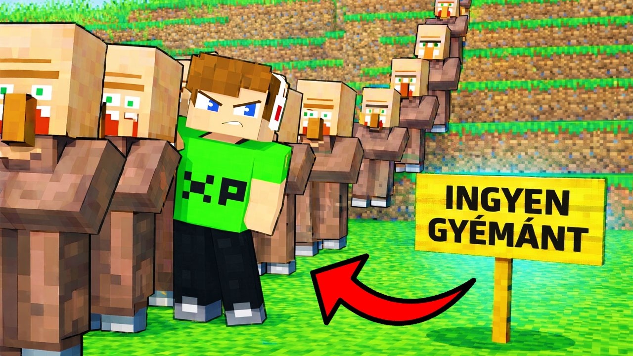 EGY FALUSI SORBA ÁLLÁSBA RAGADTAM A MINECRAFT-BAN! 😱