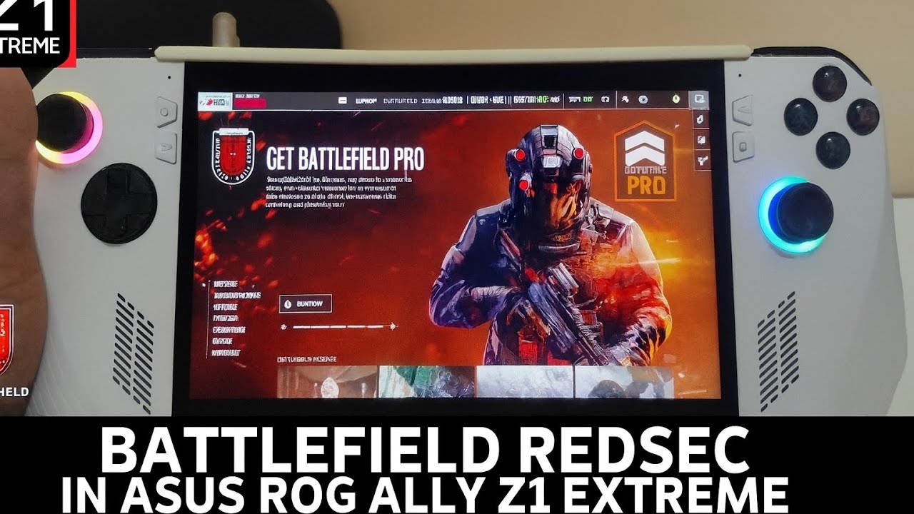 🔥 “UNBELIEVABLY Smooth! Battlefield Redsec on ASUS ROG Ally Z1 Extreme!”