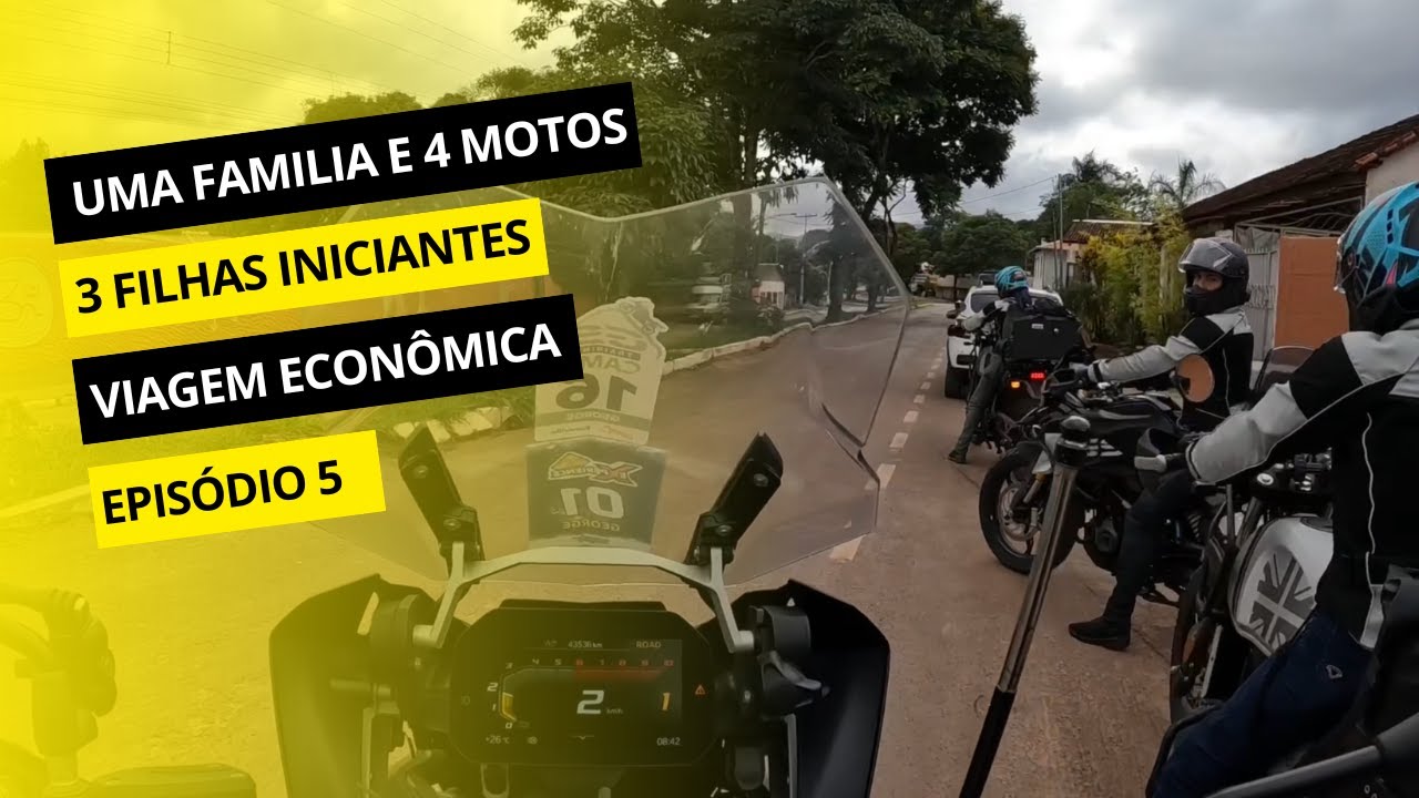 Família de moto dando a volta no Brasil - Episódio 5 : Alto Paraíso - GO / Dianópolis - TO