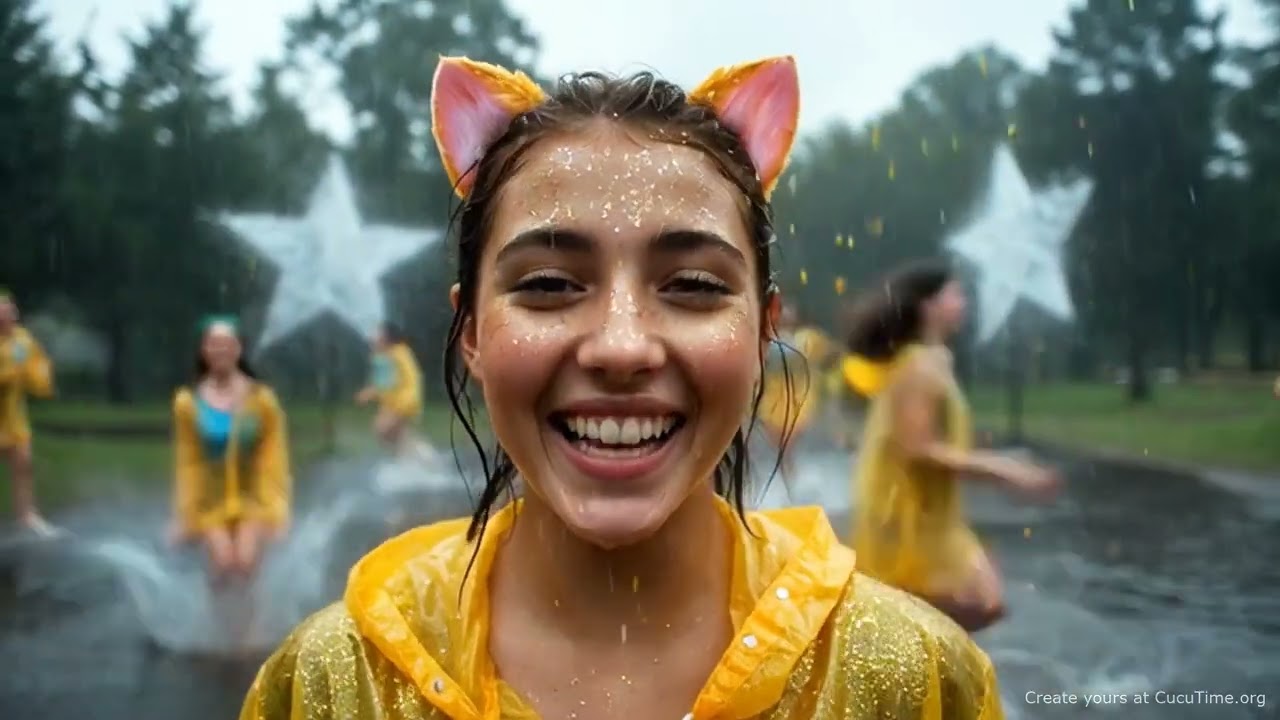 The Puddle-Jumping Kitty