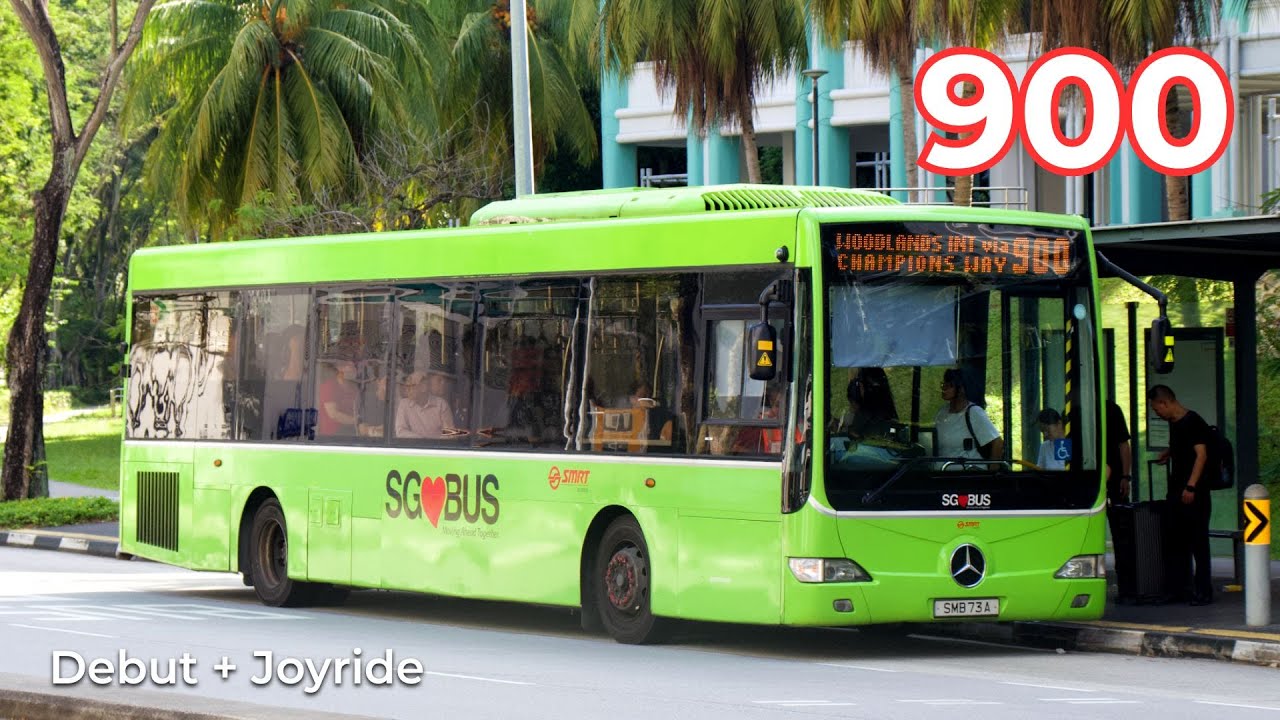 [SMRT] Debut - SMB73A on 900 - Mercedes-Benz OC500LE (Batch 2)