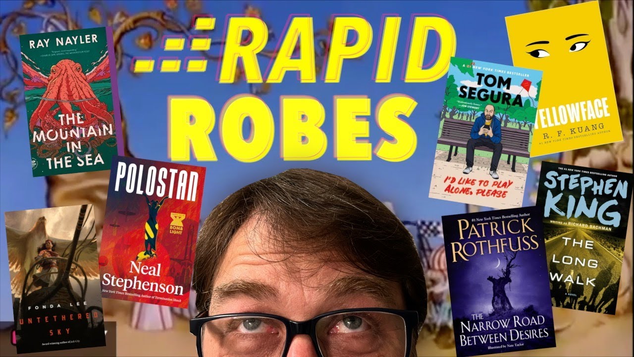SPOILER FREE rapid fire book reviews by Nayler, Stephenson, Lee, Kuang, Segura, Rothfuss, and King!