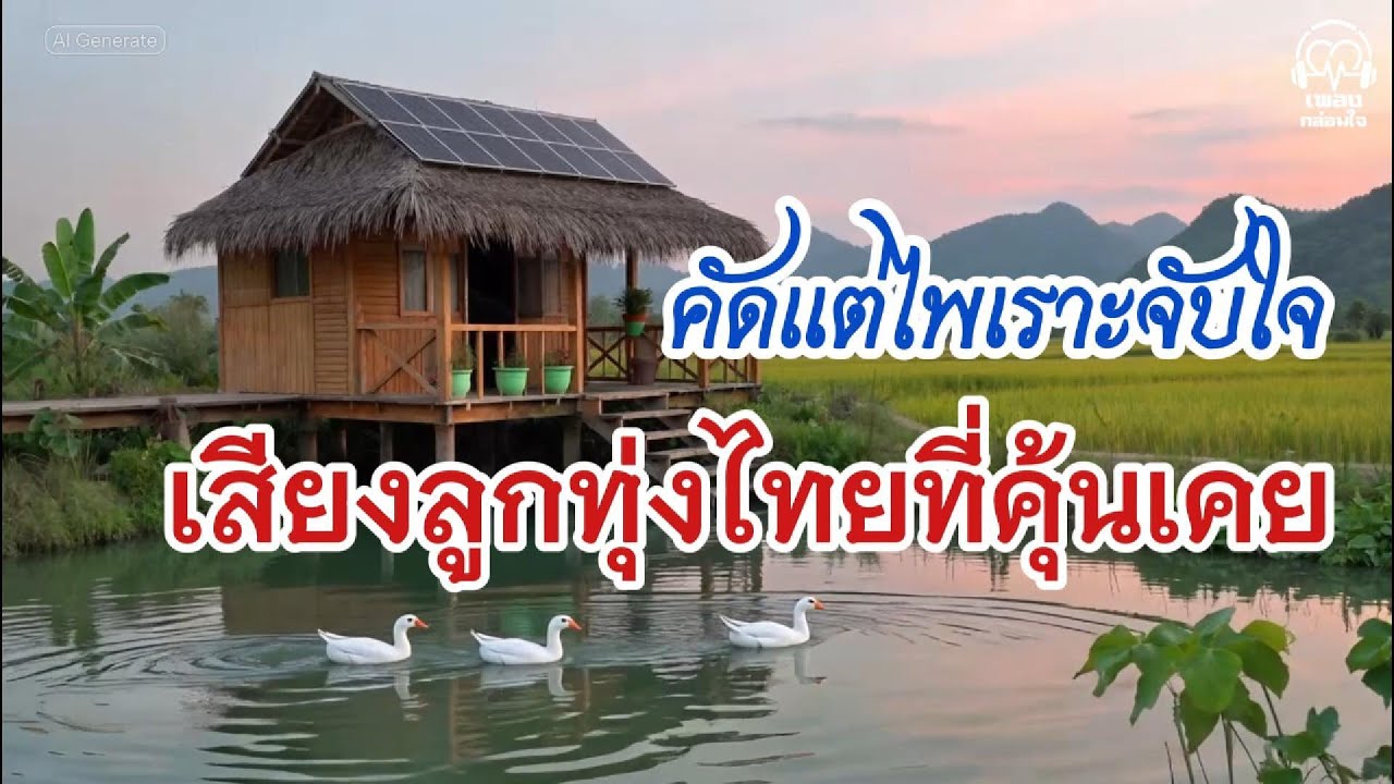 ดนตรีไทยลูกทุ่งยามเช้า | คัดแต่ไพเราะจับใจ ฟังแล้วคุ้นเคย