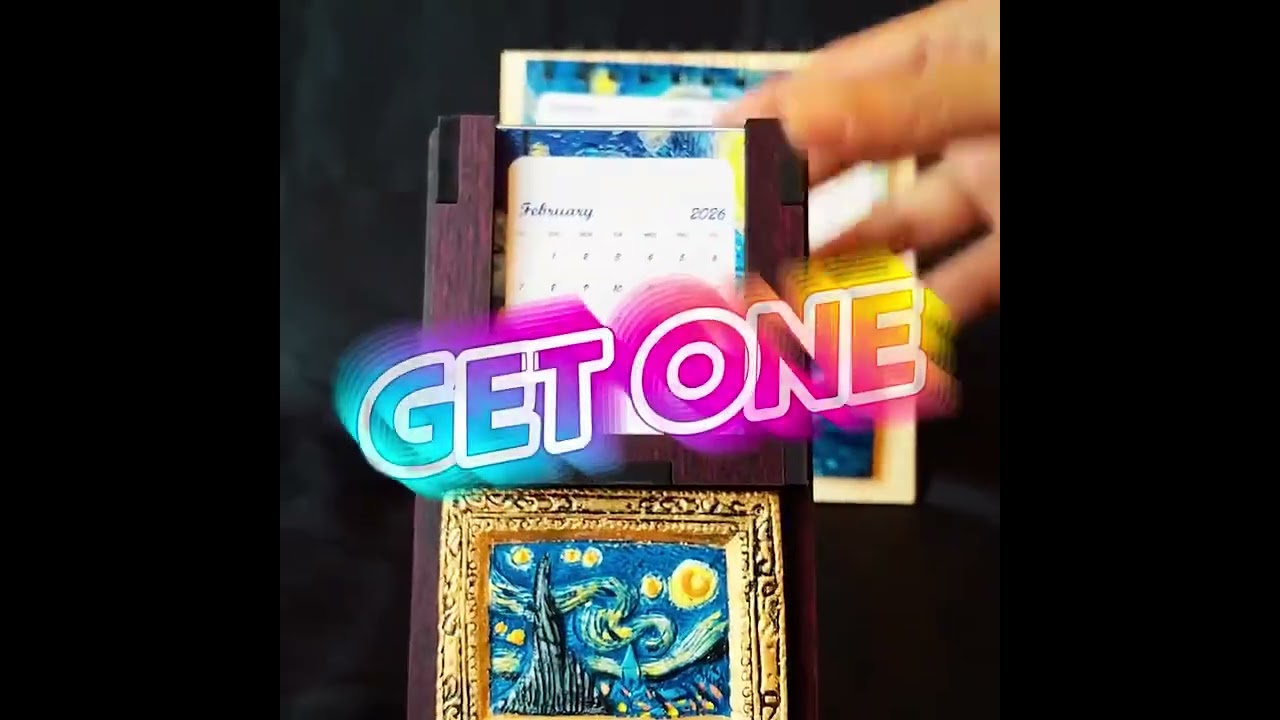 🎉 New Year Offer | Hat Bakso Starry Night Calendar | 2 Calendars in 1