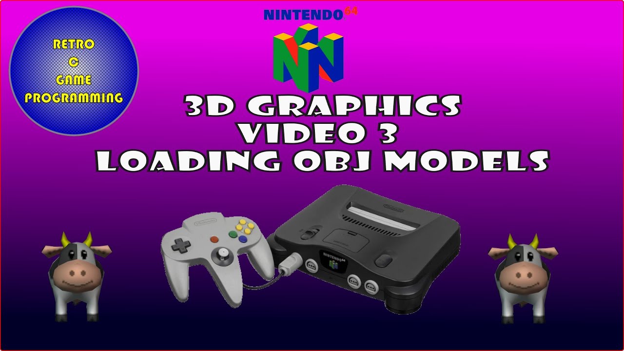 N64 Programming in C - Episode 7 - Loading OBJ Models