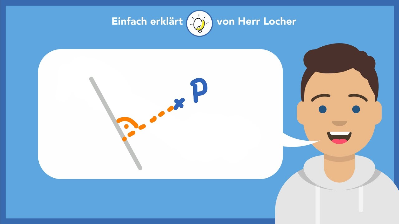 Abst&auml;nde von Punkten und Geraden - Ortslinien (einfach erkl&auml;rt) | Herr Locher