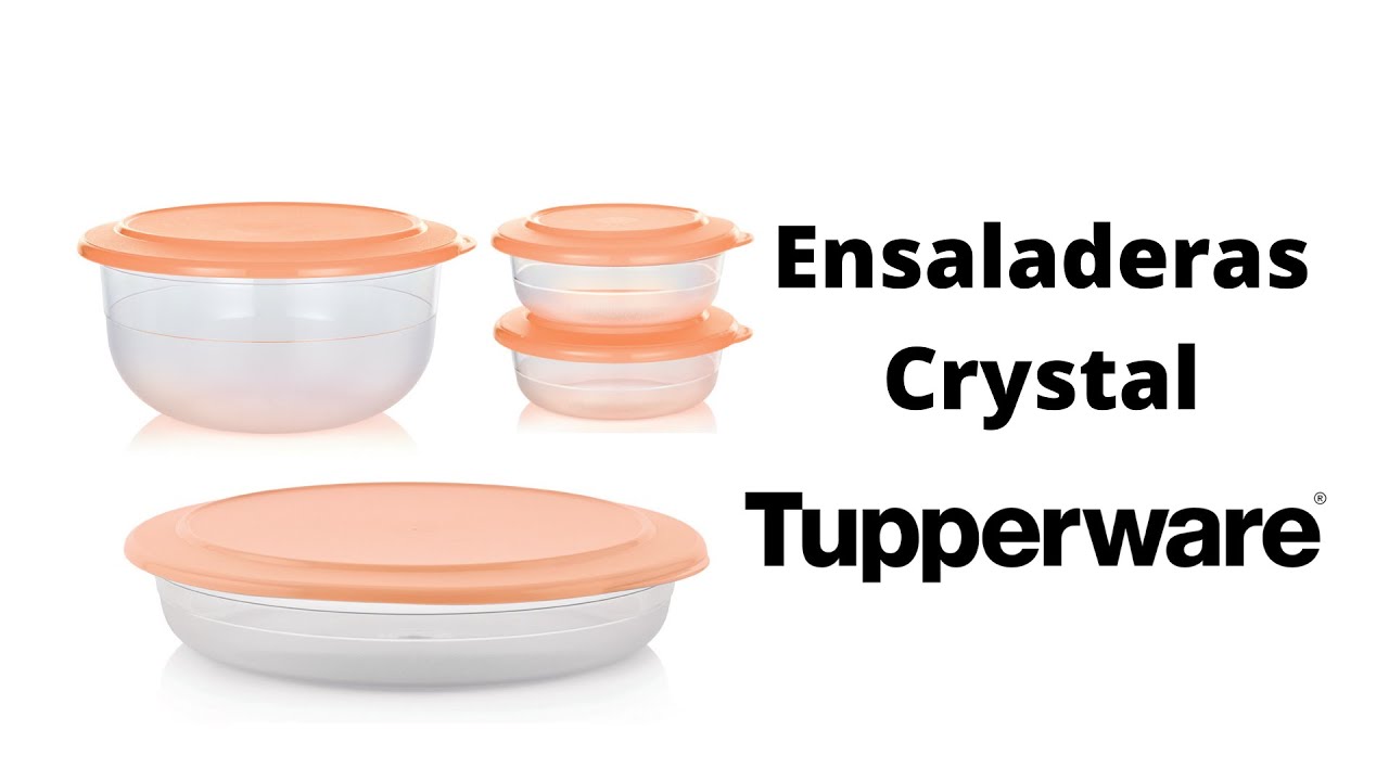 Ensaladeras Crystal Tupperware