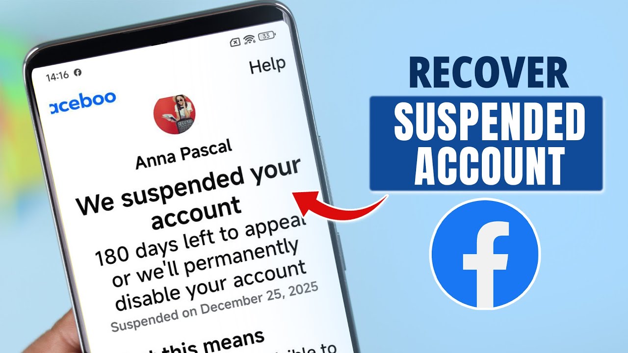 Facebook: How to Recover a Suspended Account! [Step-by-Step]