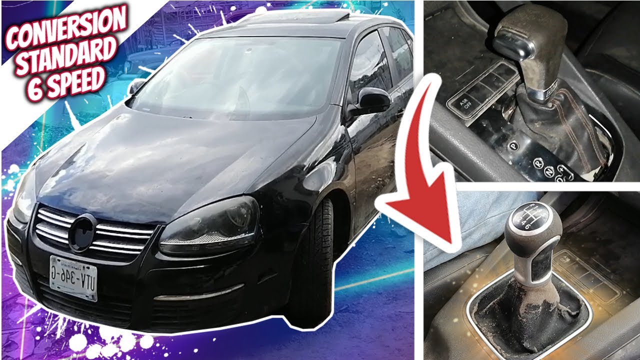 Como hacer CONVERSION automatico estandar bora diesel | conversion 6 velocidades