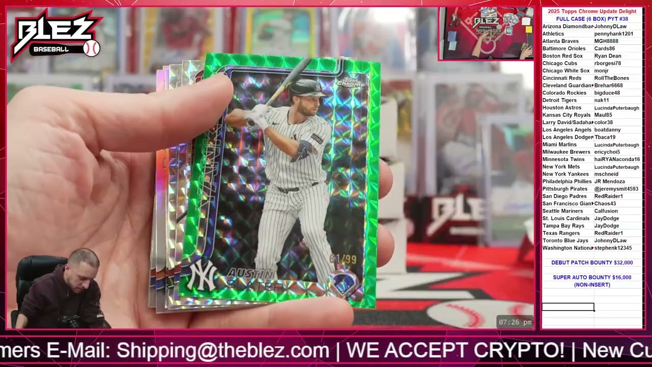 Обновление Topps Chrome 2025: полный разбор кейса. Выберите свою команду #38