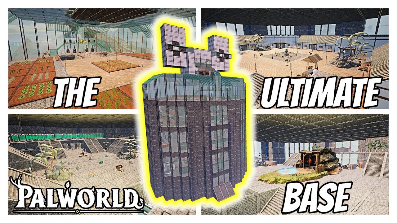The BIGGEST MEGA BASE I've EVER Built!!! (All-in-One Mega Base) | Palworld Mega Base Build