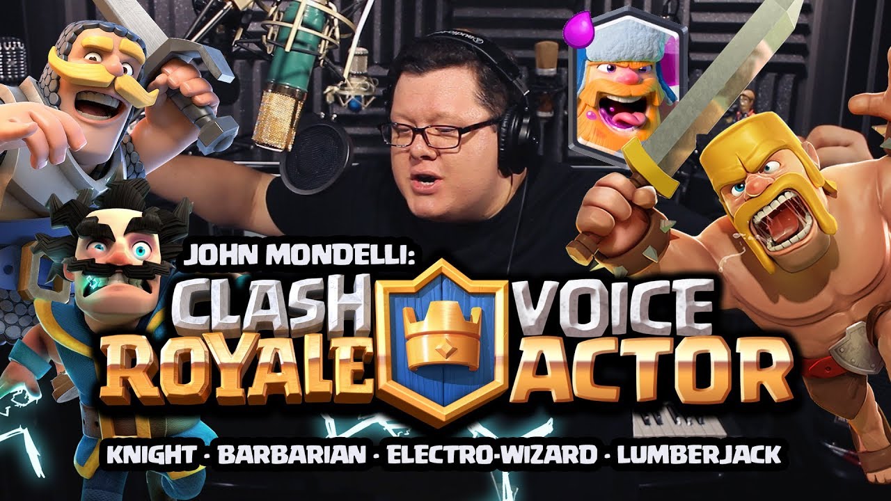 Актёры озвучки Clash Royale: Рыцарь, Варвар, Электроволшебник и Дровосек