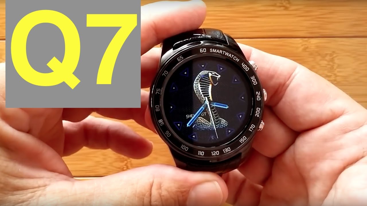 FINOW Q7 Android 5.1 Smartwatch with microSD Support: Unboxing & 1st Look