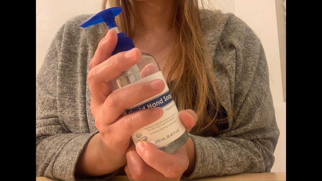 ASMR Sanitizing My Hands (No Talking)
