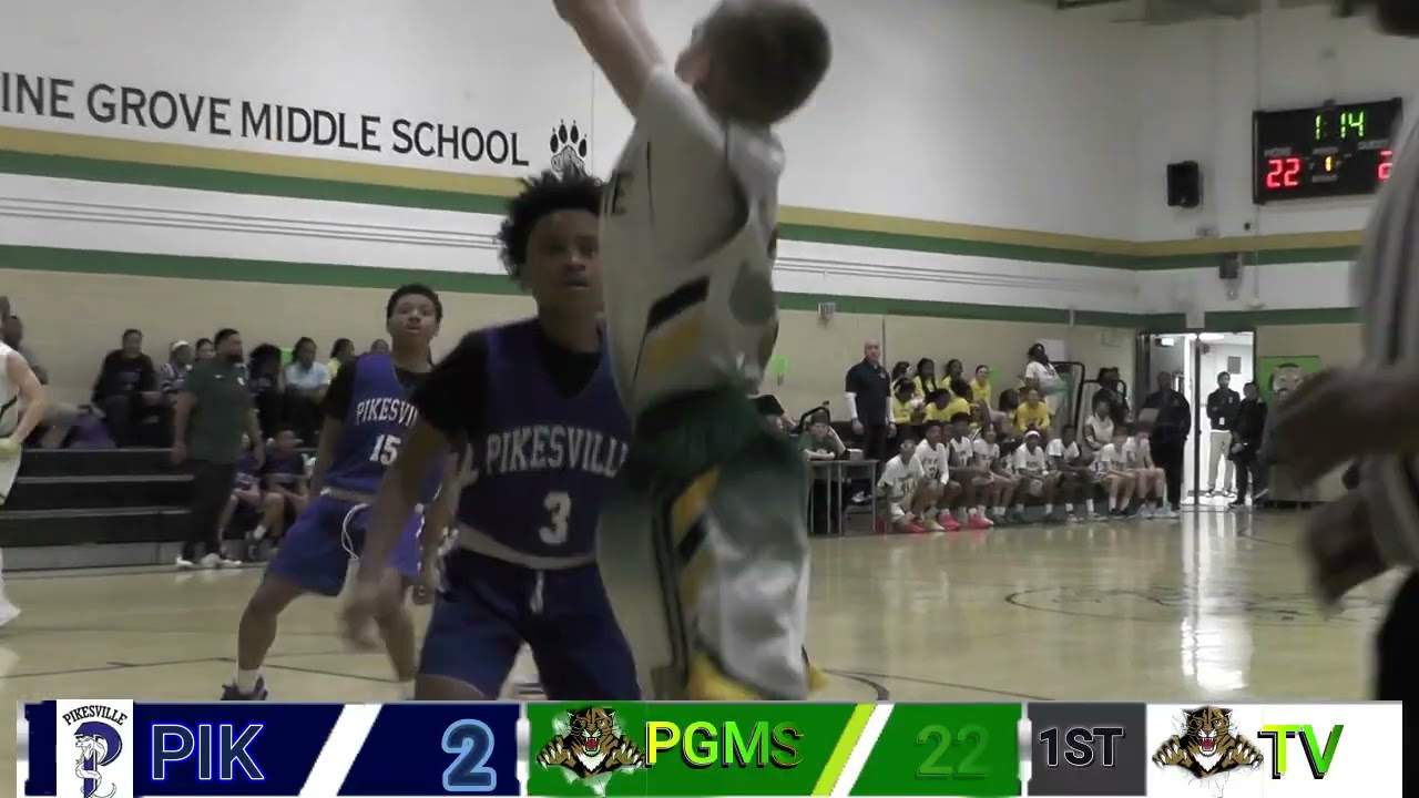 January 22nd PGMS Boy's Basketball Game 2026