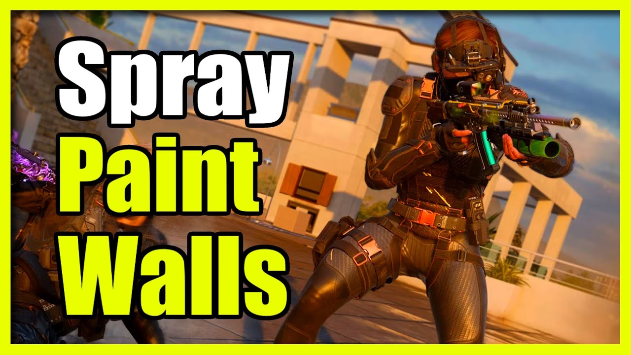 How to Spray Walls with Spray Paint Emote in COD Black Ops 6 (Call of Duty Tutorial)