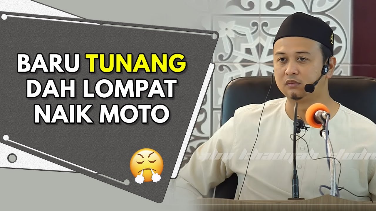 Anak Baru Bertunang Dah Lompat Naik Moto | Syamsul Debat