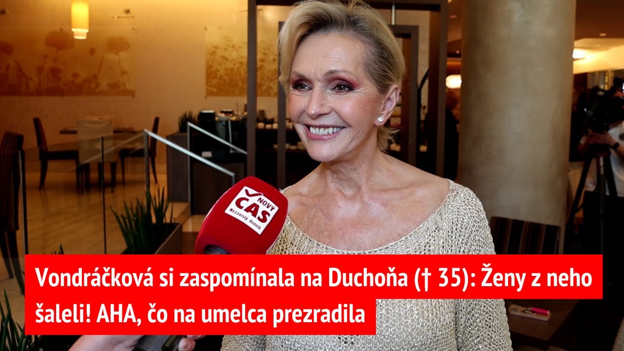 Vondráčková si zaspomínala na Duchoňa († 35): Ženy z neho šaleli! AHA, čo na umelca prezradila