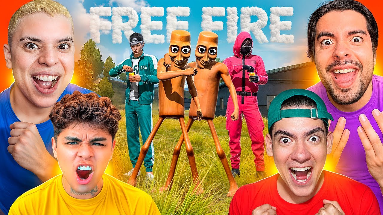 EL REGRESO de LA ESCUADRA del TERROR en FREE FIRE con TUNG TUNG SAHUR !! - TheDonato