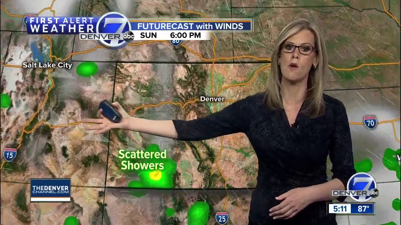 A chance for storms on the 7 day forecast in Denver this week