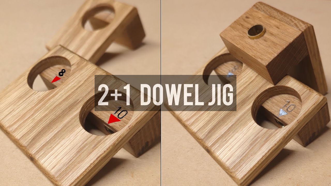 【DIY】Dowel jig second hole set offset